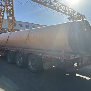 Casing shoe 1280mm on site and 1280mm double wall casing tube delivery