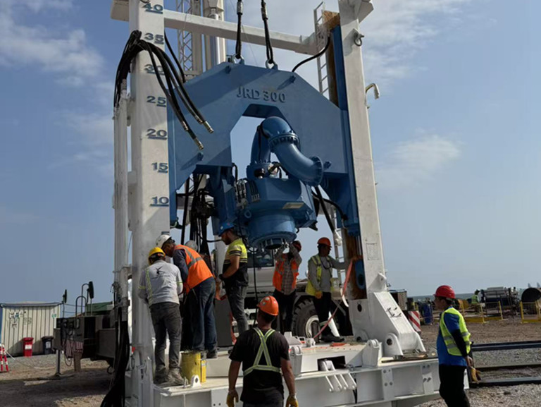 RCD machine JRD300 working in overseas