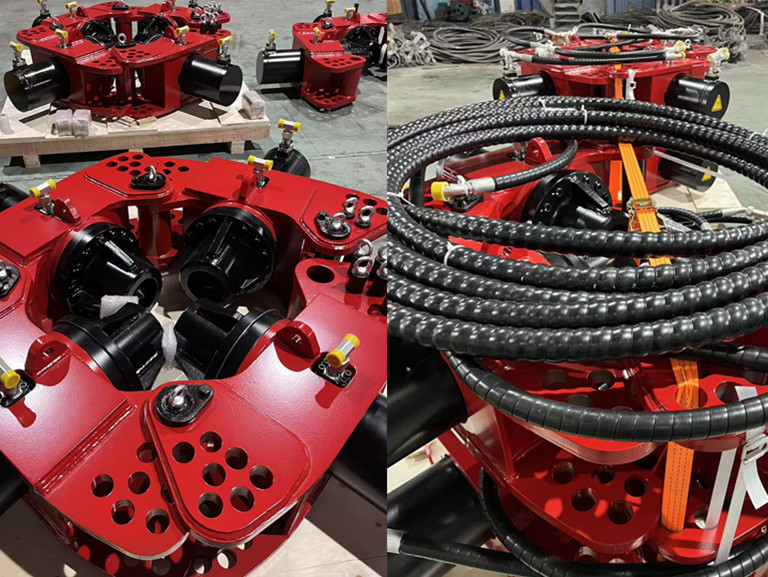 Pile breaker delivery cutting range from 500mm to 2000mm