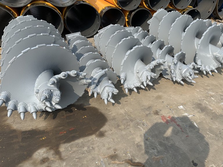 Heavy duty soilmec drilling rock auger for SR30 SR45