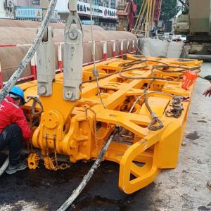 Hydraulic diaphragm wall garb